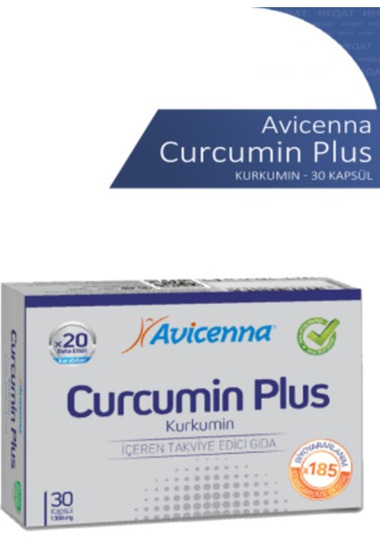 Curcumın Plus - Kurkumin Içeren Takviye Edici Gıda - 30 S0ftgel - 8690088023019 .......