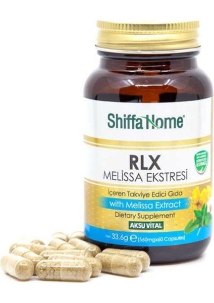 Rlx Melisa Ekstraktı 560 Mg 60 Kapsül