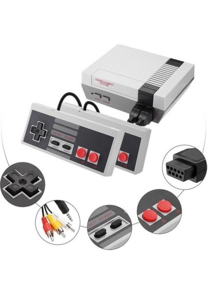 Oyun Severler Için 620 Oyun Konsolu 2 Kumandalı Tv Oyun Konsolu