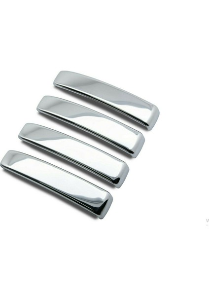 Alminox Oto Fiat Fiorino Krom Kapı Kolu Takımı 4 Kapı 2007 Sonrası Paslanmaz Çelik