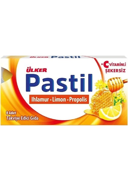 Pastil Ihlamur Limon Propolis 6 x 8'li