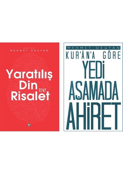 Yaratılış Din ve Risalet - Kur’an-A Göre Yedi Aşamada Ahiret (2 Kitap Set)