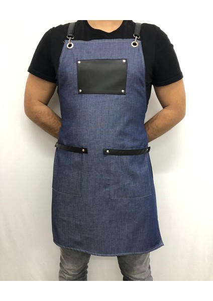 Apron Önlüğü, Mutfak Önlüğü, Barista, Garson Önlüğü, Boydan Önlük, Kot ,denim,deri Önlük