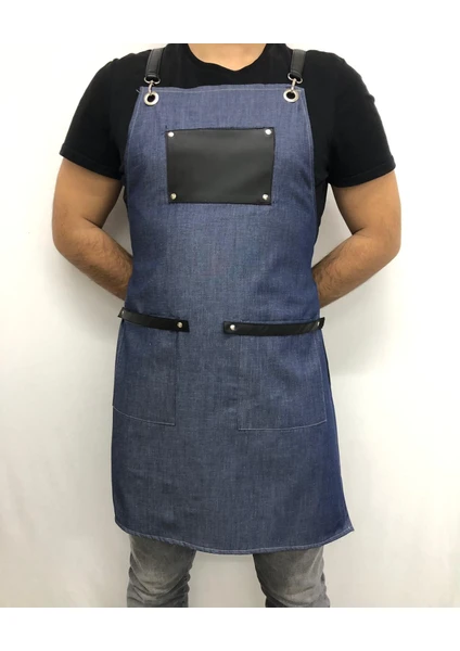 Favori İş Elbiseleri Apron Önlüğü, Mutfak Önlüğü, Barista, Garson Önlüğü, Boydan Önlük, Kot ,denim,deri  Önlük