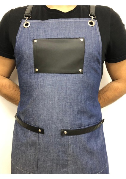 Apron Önlüğü, Mutfak Önlüğü, Barista, Garson Önlüğü, Boydan Önlük, Kot ,denim,deri Önlük