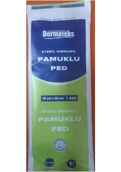 Hidrofil Pamuklu Ped 12 cm x 24 cm - 10 Adet