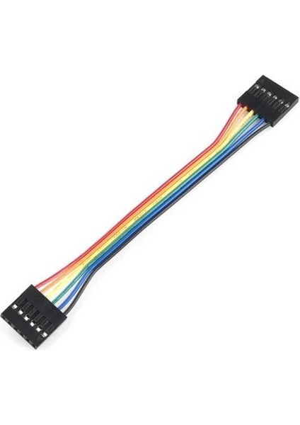 Sanec 6 Pin 0,25MM Kablolu Dupont Kablo 70CM - Çift Taraflı