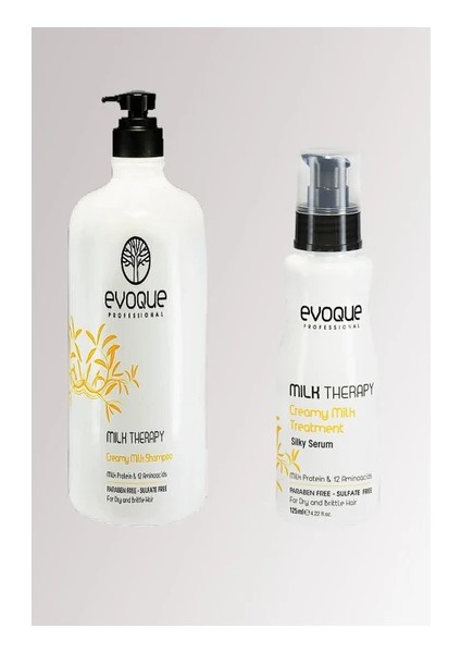 Milk Therapy Sülfatsız Şampuan 1000 ml + Milk Therapy Saç Serumu 125 ml