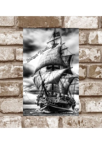 Metal Gemi Retro Poster