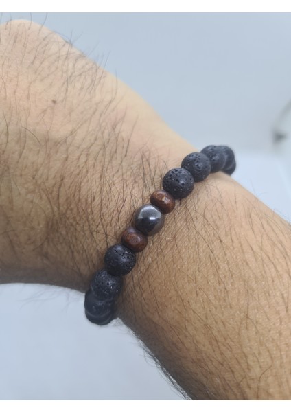 Lav Taşı Doğal Taş Bileklik