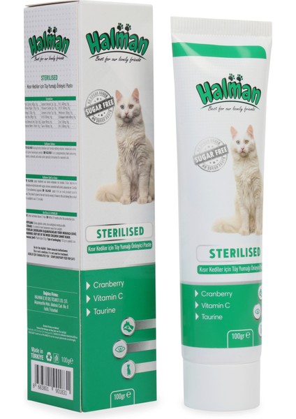 Sterilised Paste Kısır Kedi Tüy Yumağı Önleyici Macun 100 GR