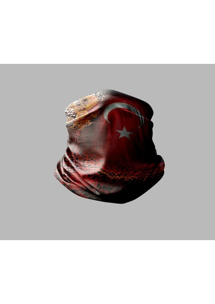 Türk Bayrağı Tasarımlı Motorsiklet Bandana