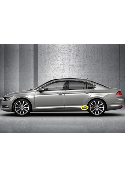 Vw Passat B8 2015-2019 Sol Marşpiyel Arka Uç Krom Çıta 3G0898985