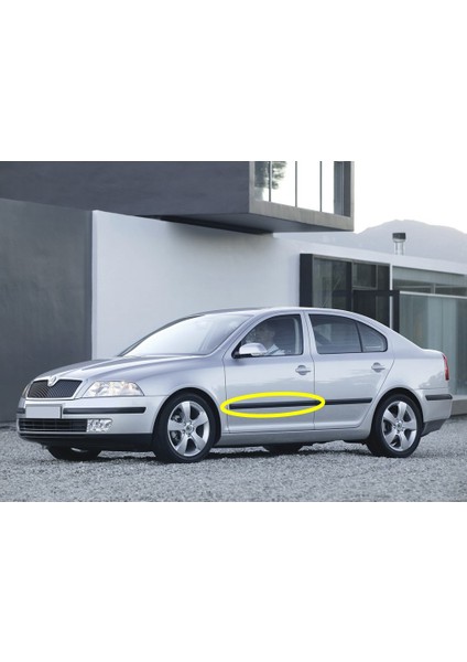Skoda Octavia 2 A5 2005-2008 Sol Ön Kapı Koruma Çıtası 1Z0853515C