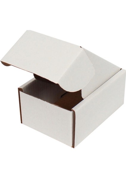 Beyaz Kilitli Kargo Kutusu / Ebat: 10X7X4,5 cm (100 Adet)