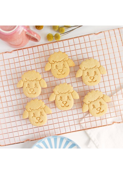 Sevimli Koyun Kurabiye Kalıbı ve Şeker Hamuru Kalıbı 8cm fiyatları