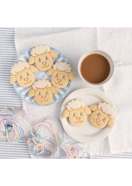 Sevimli Koyun Kurabiye Kalıbı ve Şeker Hamuru Kalıbı 8cm indirimleri