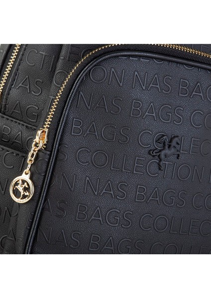 Nas BAG-1078 Gofraj Kadın Sırt Çanta Bayan Çanta