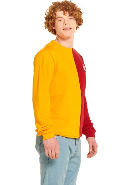 Galatasaray Lisanslı Erkek Sarı Kırmızı Sweatshirt fırsatları