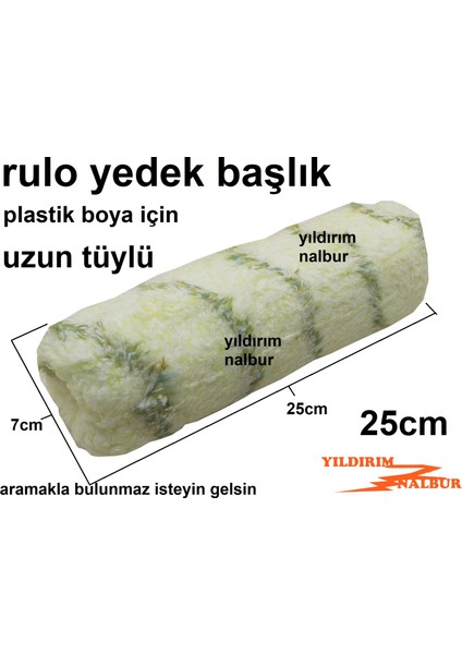 Rulo Yedek 25 cm Plastik Boya Rulo Yedeği Tüylü Duvar Rulosu fiyatları