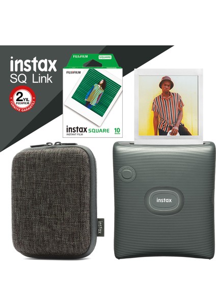 Instax Sq Link Yeşil Ex D Akıllı Telefon Yazıcısı ve Hediye Seti 3