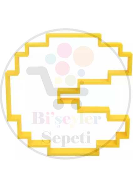 Pac-Man Kurabiye Kalıbı