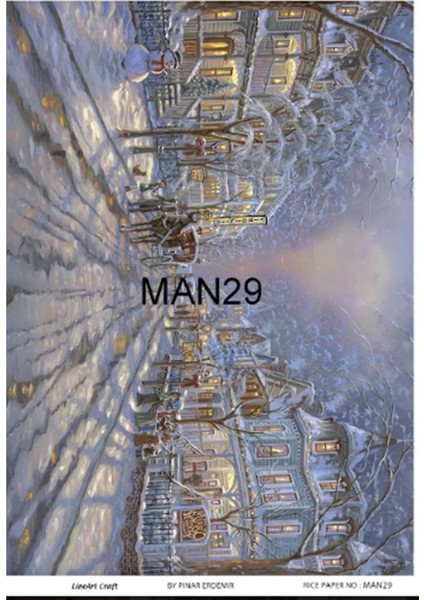 MAN29 Manzara Serisi Pirinç Dekopaj