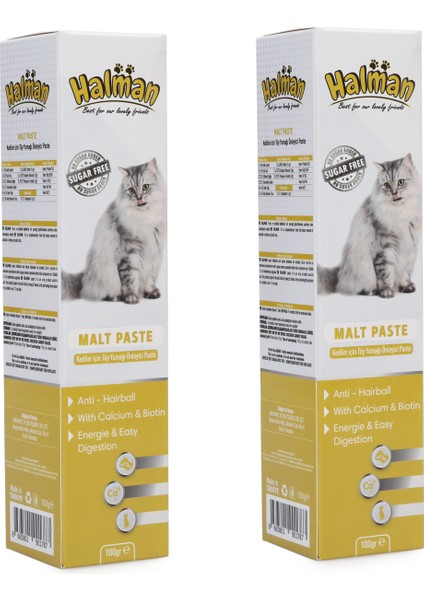 Malt Paste Kedi Tüy Yumağı Önleyici Macun 100 GR