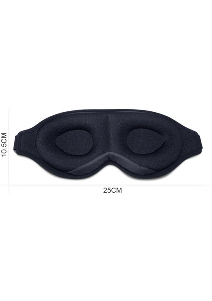 Faydalı Uyku Kapağı Dayanıklı Uyku Geliştirin Taşınabilir Ayarlanabilir Bellek Pamuk Gölgelendirme 3D Blindfold Göz Kapağı Aileler Için (Yurt Dışından)