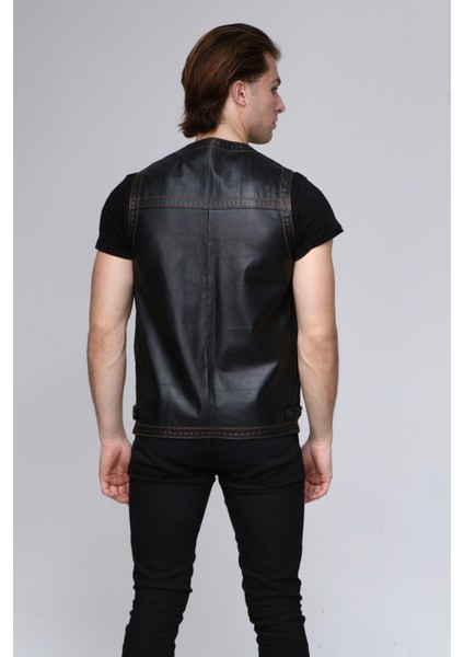 Erkek Deri Yelek indirimleri