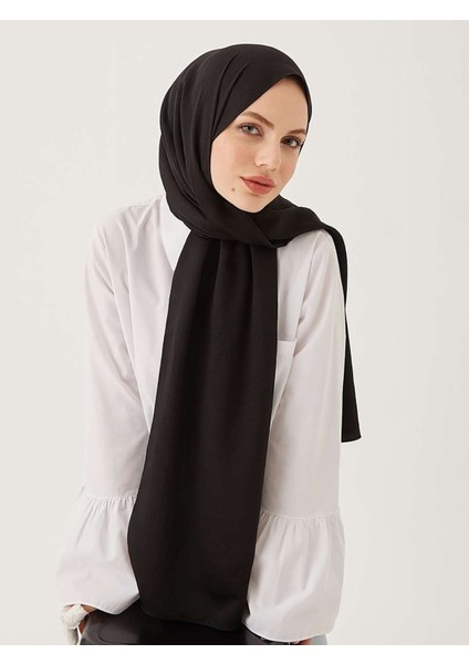 Krinkıl Ipeği Şal Siyah modelleri