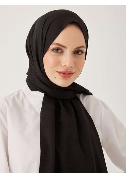 Krinkıl Ipeği Şal Siyah fırsatları