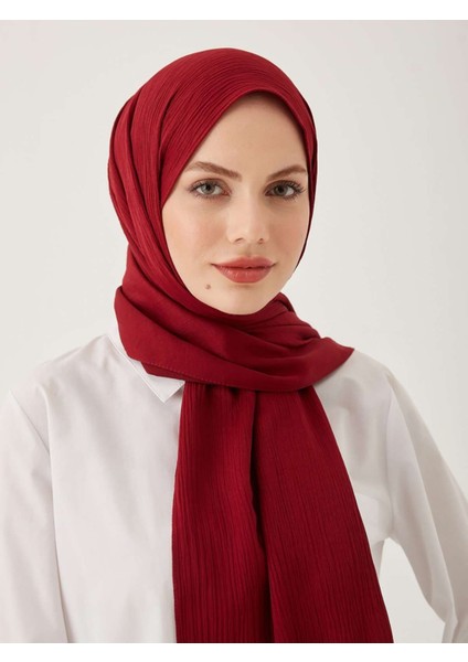 Krinkil Ipeği Şal Bordo fiyatları