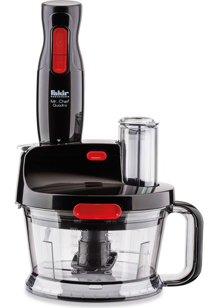 Mr.Chef Quadro Siyah 1000 W Blender Seti