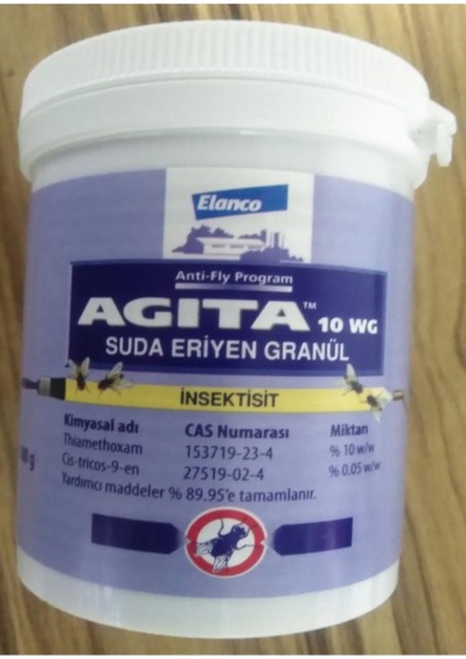 Agita 10 Wg Granül Kara Sinek Ilacı 100 gr