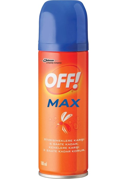 Off! Max Sinek Kovar Sprey 100 ml Off! Sinekkovar