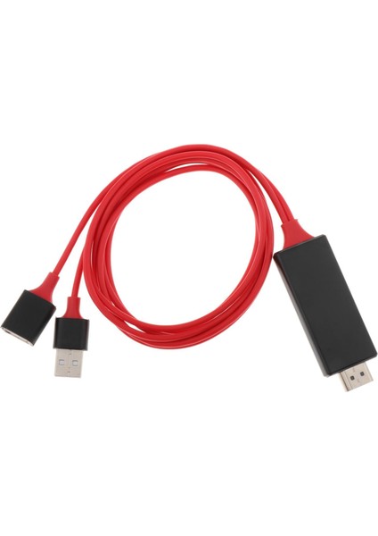 4K * 2, USB Özellikli USB - Dönüştürücü Adaptör Kablosu(Yurt Dışından)