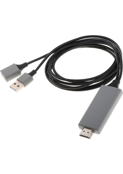 F Fityle 4K * 2, USB Özellikli USB - Dönüştürücü Adaptör Kablosu Erkek (Yurt Dışından)