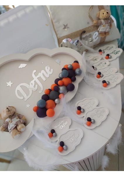 Bebek Kapı Süsü, Yastık ve Magnet Seti