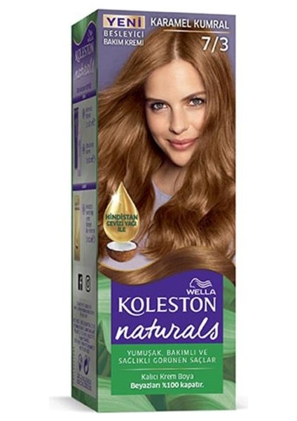 Wella Koleston Naturals Saç Boyası Karamel Kumral 7/3 2x Paket