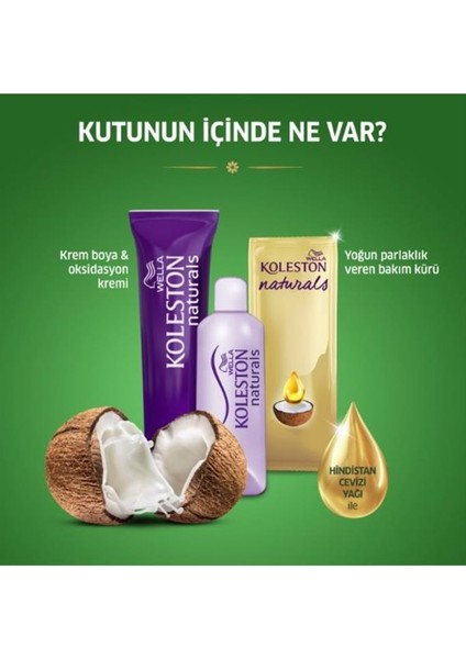 Wella Koleston Naturals Saç Boyası Karamel Kumral 7/3 2x Paket