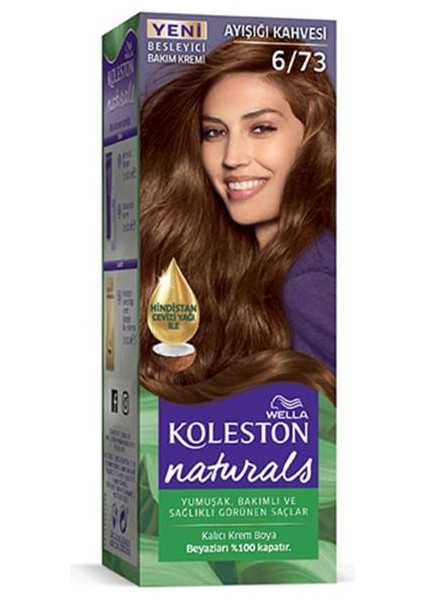 Naturals Saç Boyası Ayışığı Kahvesi 6/73 2x Paket