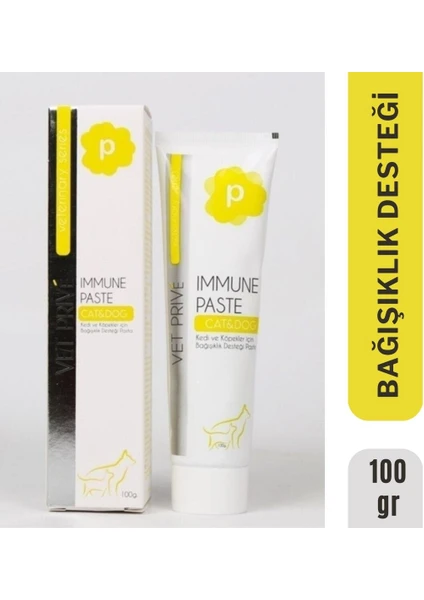 Vet Prive Immune Paste (Kedi ve Köpekler Için Bağişiklik Desteği 100 Gr)