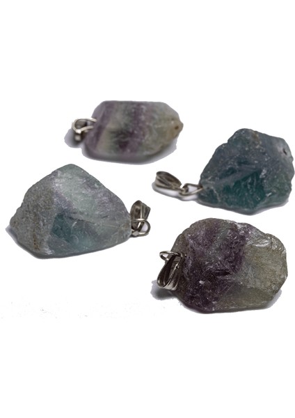 Sertifikalı Ham Işlenmemiş Florit Taşı Kolye fiyatları