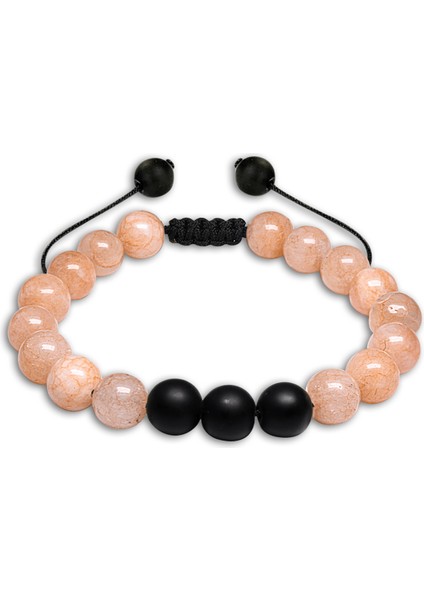 Sertifikalı Doğal Kalsit Kireç Taşı Oniks Doğal Taş Bileklik Seti indirimleri