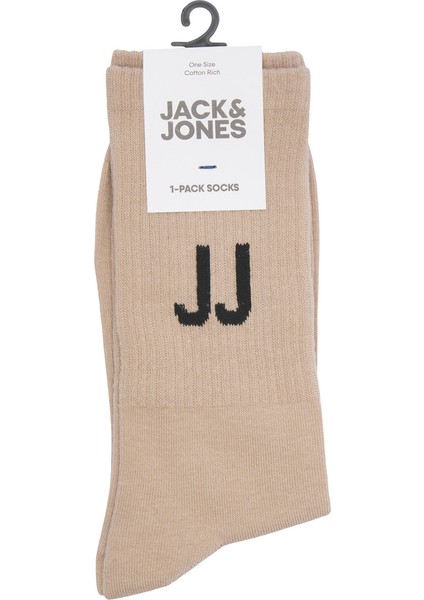 Jack & Jones JJ Logolu Tekli Çorap