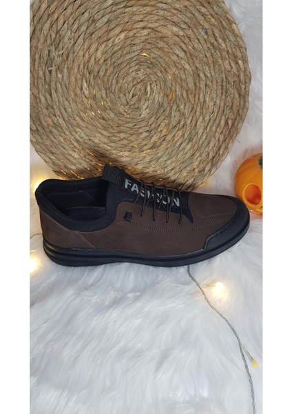 Erkek Deri Nubuk Deri Likralı Ayakkabı CKR00373 - 40 fiyatları