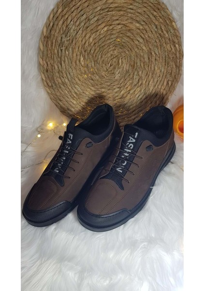 Erkek Deri Nubuk Deri Likralı Ayakkabı CKR00373 - 40 modelleri