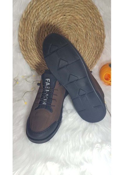 Erkek Deri Nubuk Deri Likralı Ayakkabı CKR00373 - 40 fırsatları