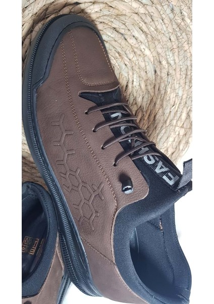 Erkek Deri Nubuk Deri Likralı Ayakkabı CKR00373 - 40 indirimleri